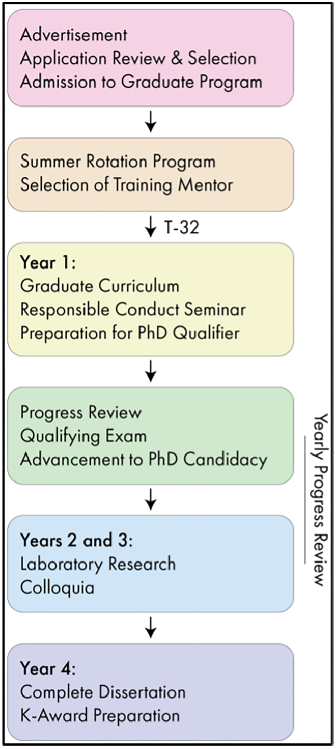 Progress review steps